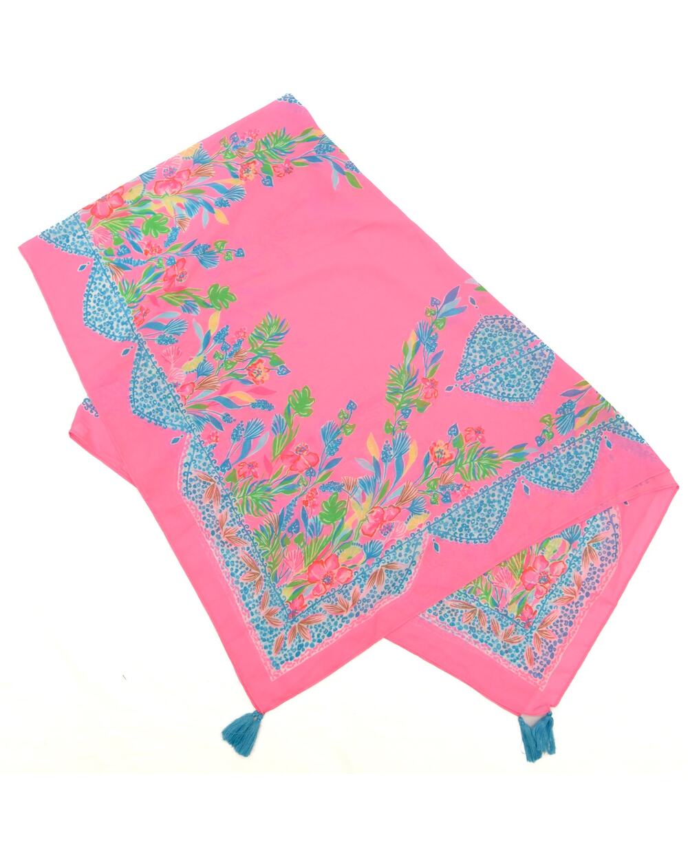 Lilly Pulitzer Pareo Havana Pink Casa Jaguar Engineered Swim Coverup